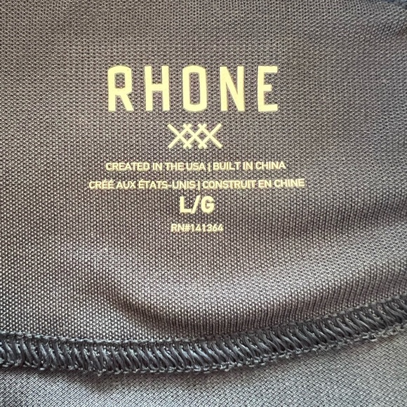 Rhone Men's Navy Polo Shirt, size large, EUC, see photos. - Picture 6 of 6